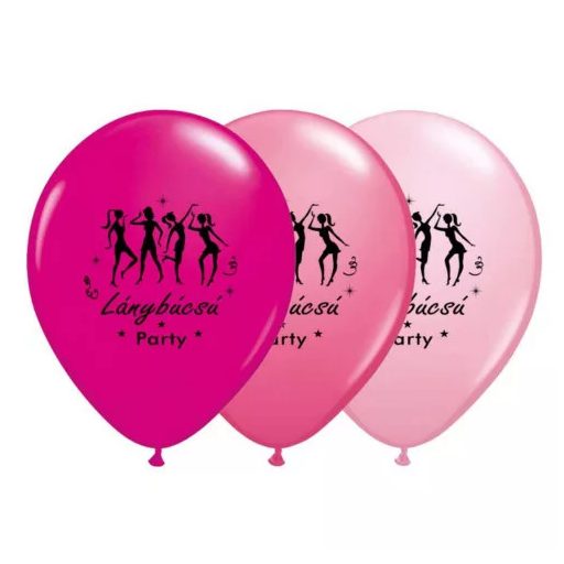 Party Kellék. Lánybúcsú latex lufi 6 db/ csomag