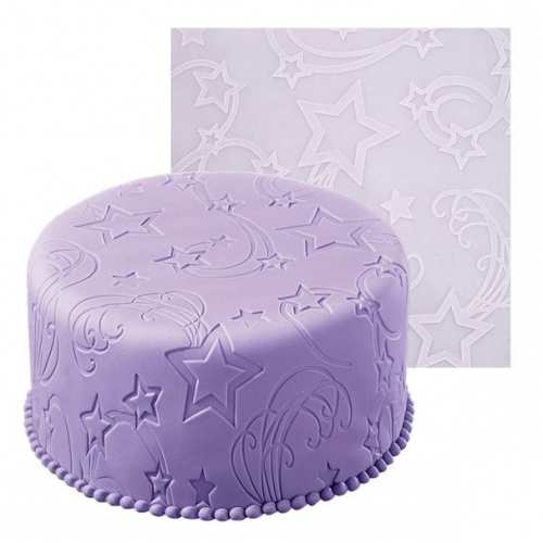 Fondant mintázó szilikon lap használata